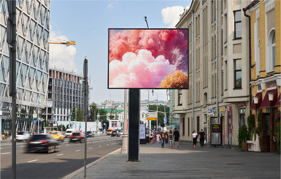 Cityboards in Moscow, Russia