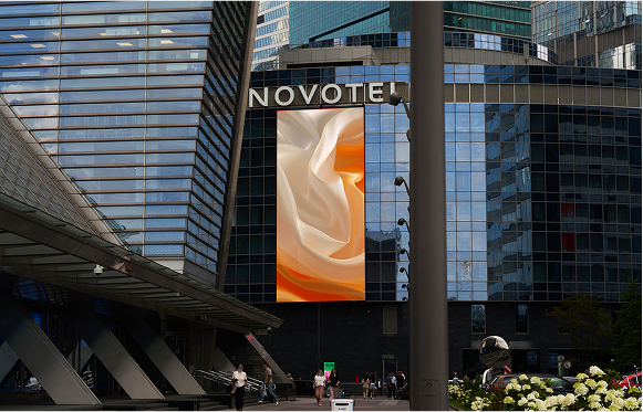 OOH Moscow City, Novotel Hotel (2 media facades)