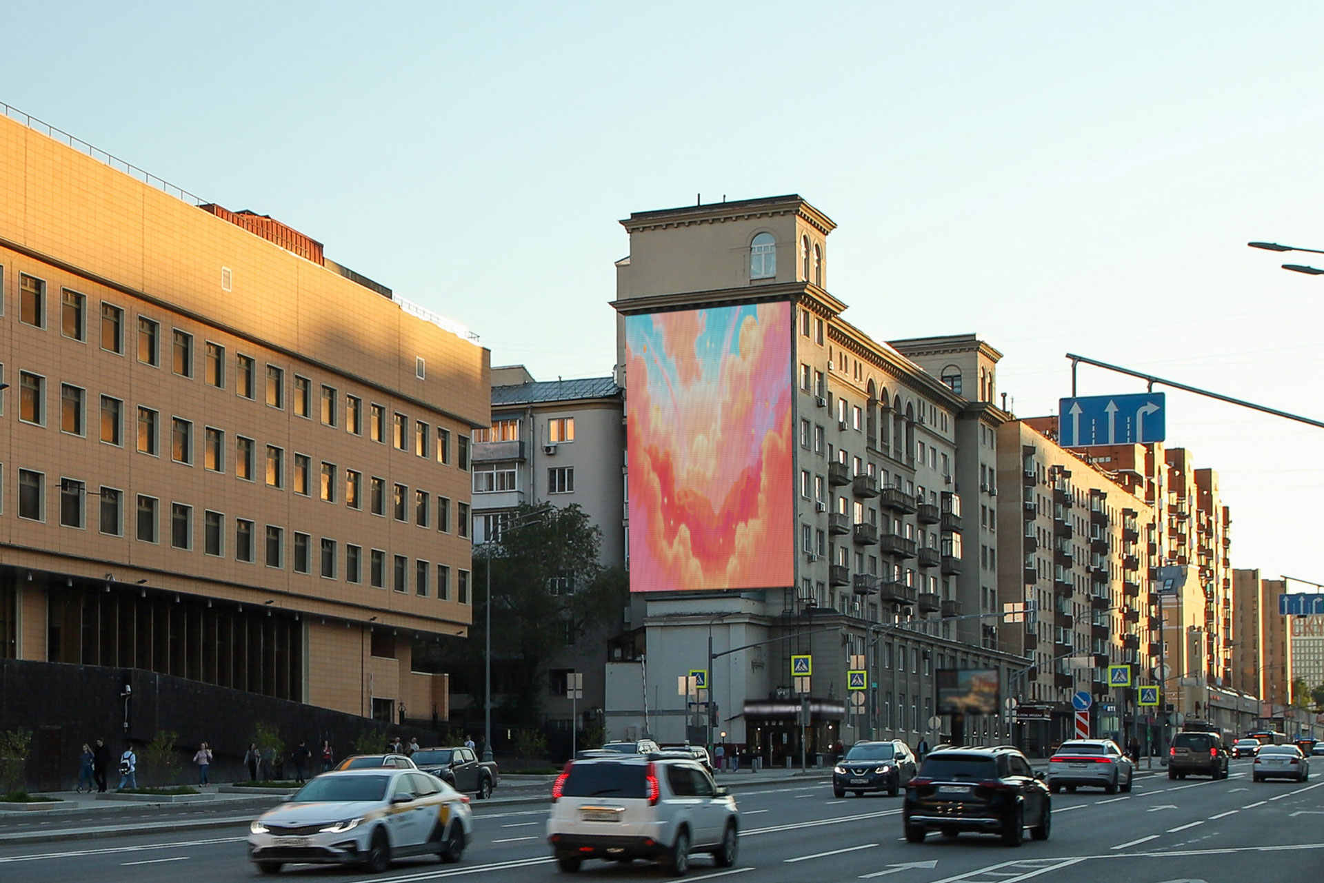 Digital Screen on 9, Krasnaya Presnya St. (near Moscow Zoo) 1