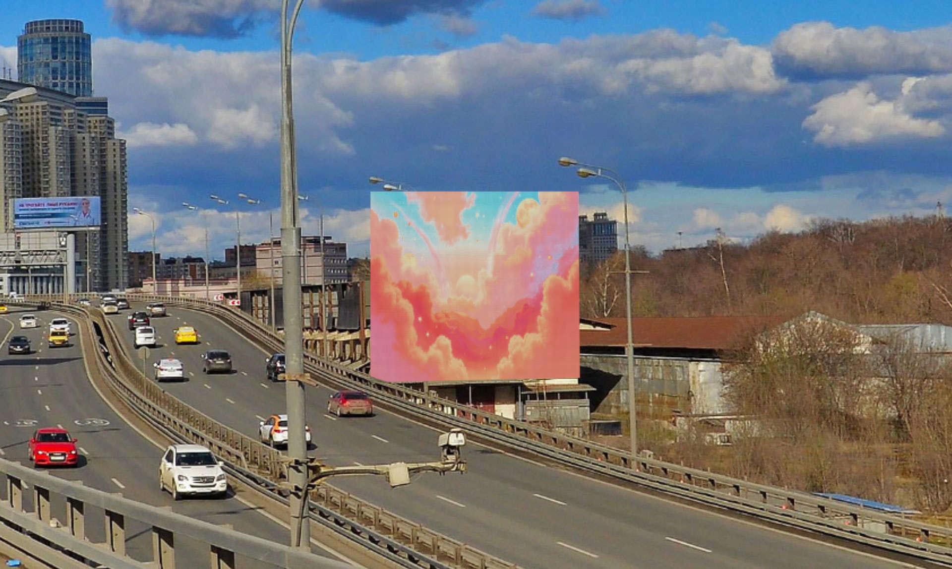 Digital Screen on Zvenigorodskoye Hwy 28 bld. 6 (TTK)