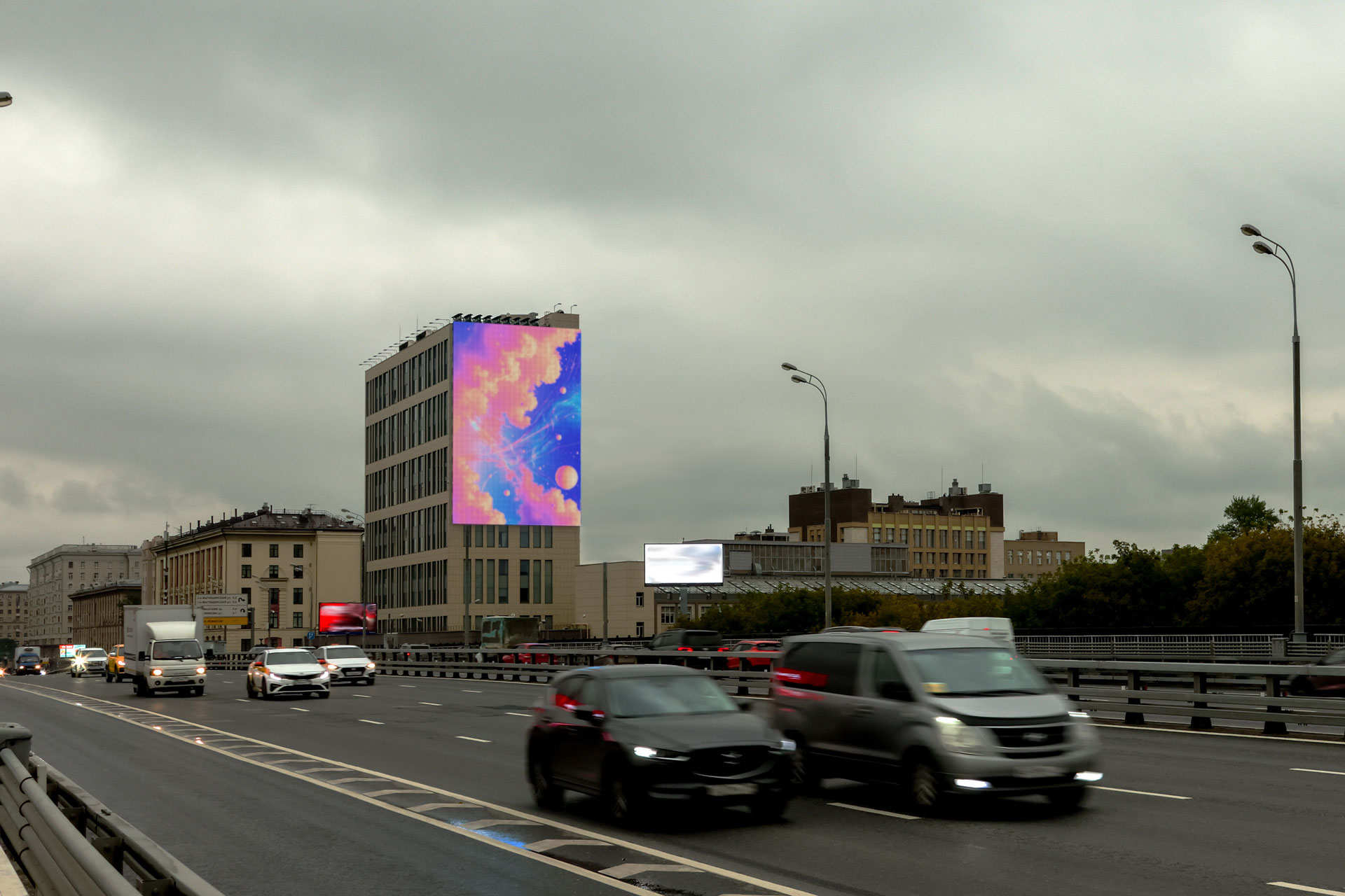 Digital Screen at 102k1 Mira Avenue, Moscow 2