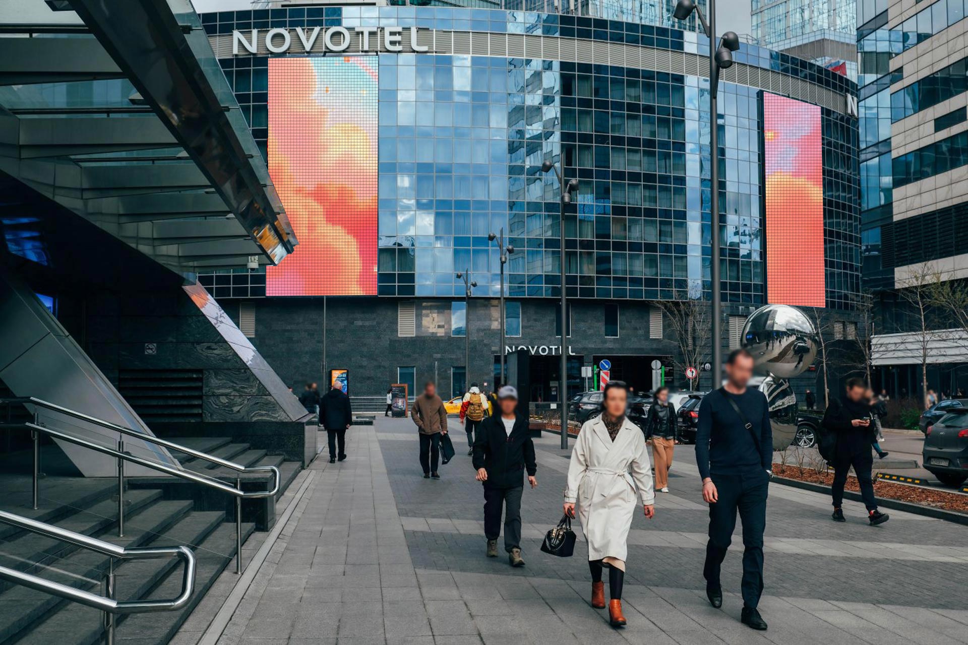 Digital Screen at Novotel Moscow City 3