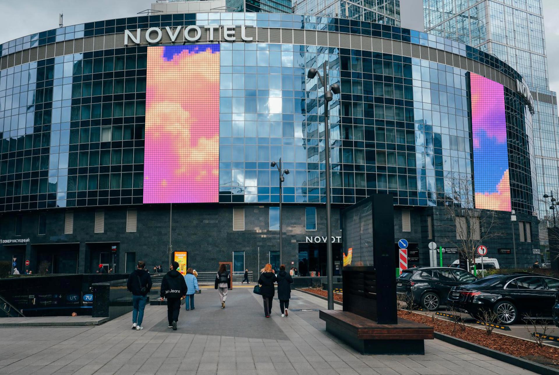 Digital Screen at Novotel Moscow City 4