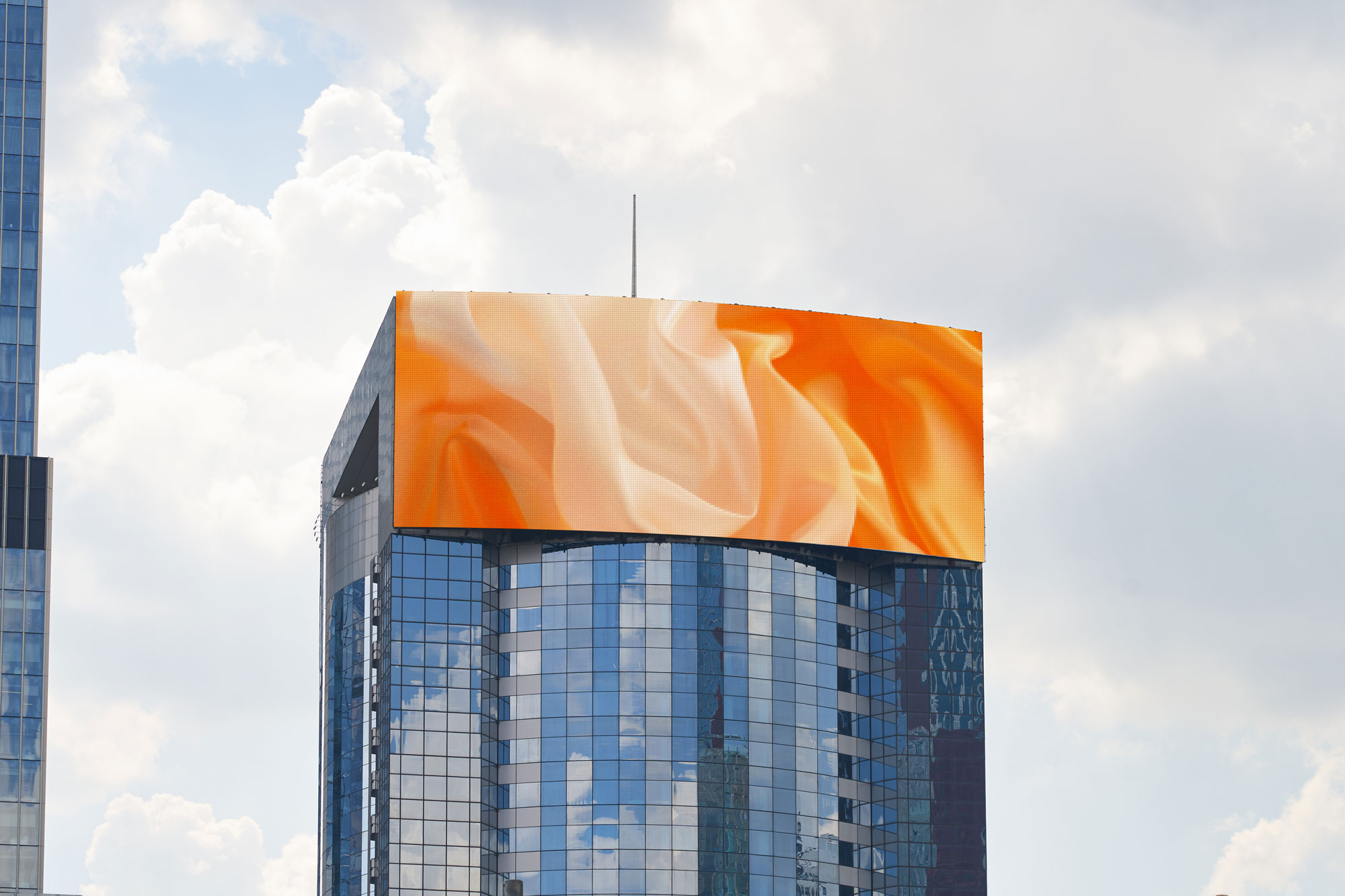 Digital Billboard at North Tower, Moscow City 2