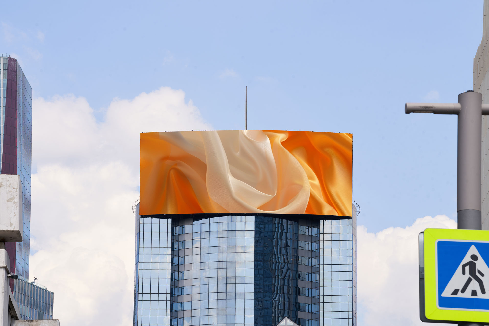 South Horizontal Screen at North Tower, Moscow City 1