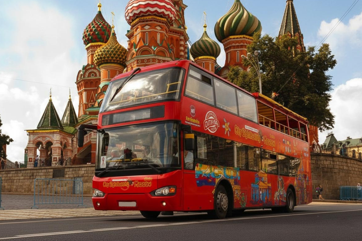 Ad on Sightseeing and Tourist Buses